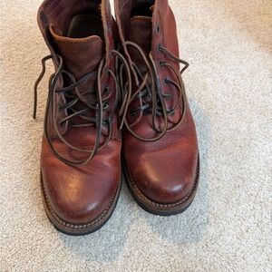 FRYE AND CO. Men's Rich Brown Leather Boots